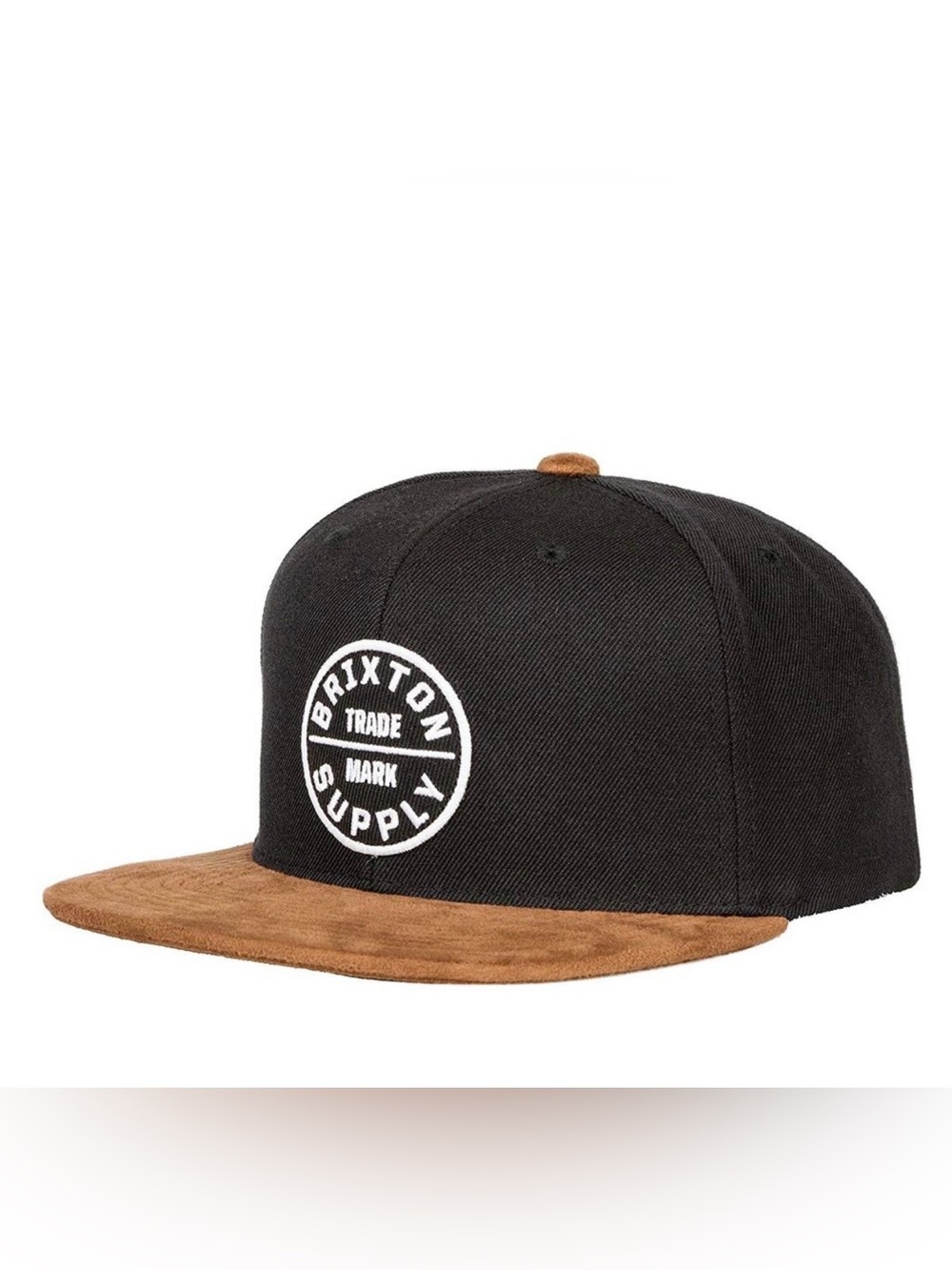 Brixton Two-Tone Snapback Hat One Size in Black and Copper NWT
